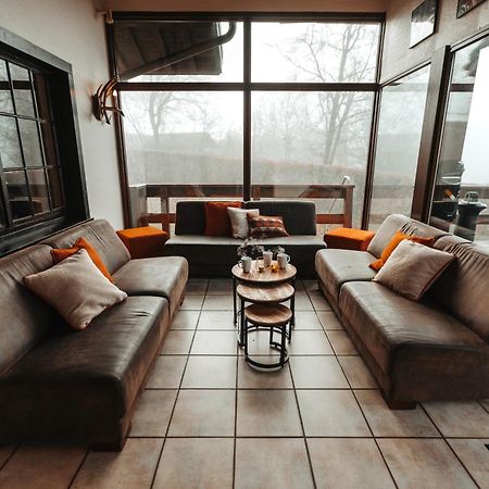 Le Grand Cerf 25 Pers, Malmedy- Chalet Rustique, Jardin Zewnętrze zdjęcie