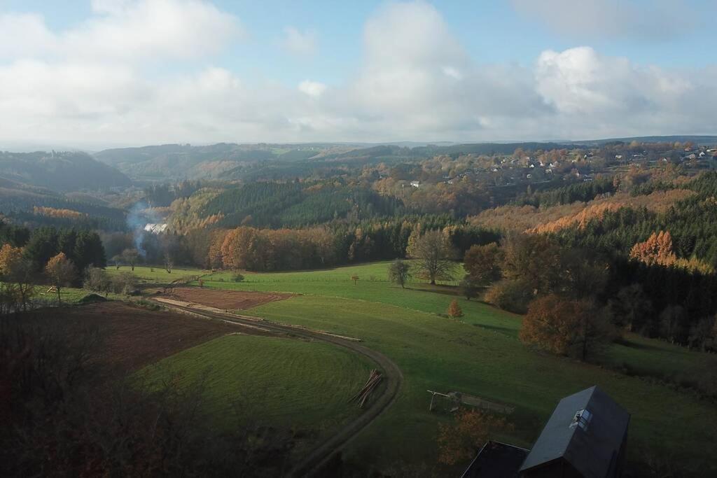 Le Grand Cerf 25 Pers, Malmedy- Chalet Rustique, Jardin Zewnętrze zdjęcie