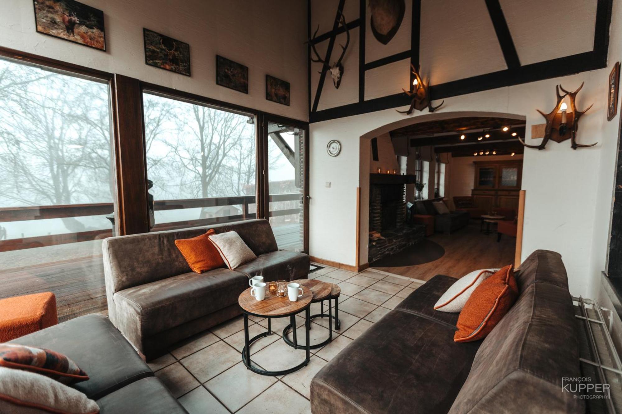 Le Grand Cerf 25 Pers, Malmedy- Chalet Rustique, Jardin Zewnętrze zdjęcie