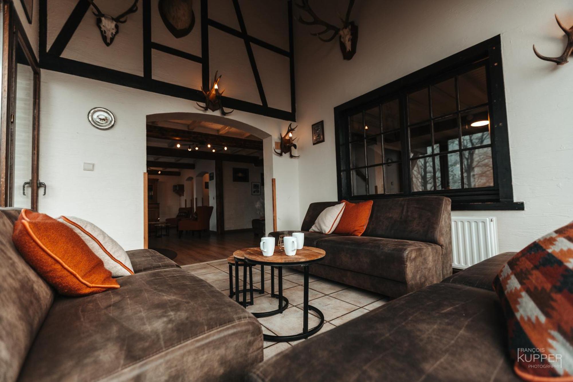 Le Grand Cerf 25 Pers, Malmedy- Chalet Rustique, Jardin Zewnętrze zdjęcie